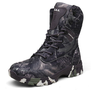 Discover the Ultimate High-Top Camouflage Waterproof Combat Boots