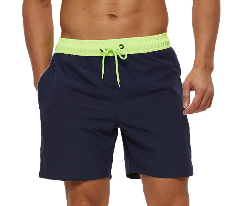 Men's Casual Solid Color Swim Trunks