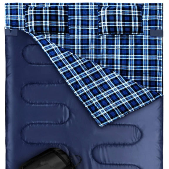 Camping Flannel Sleeping Bag Thickened
