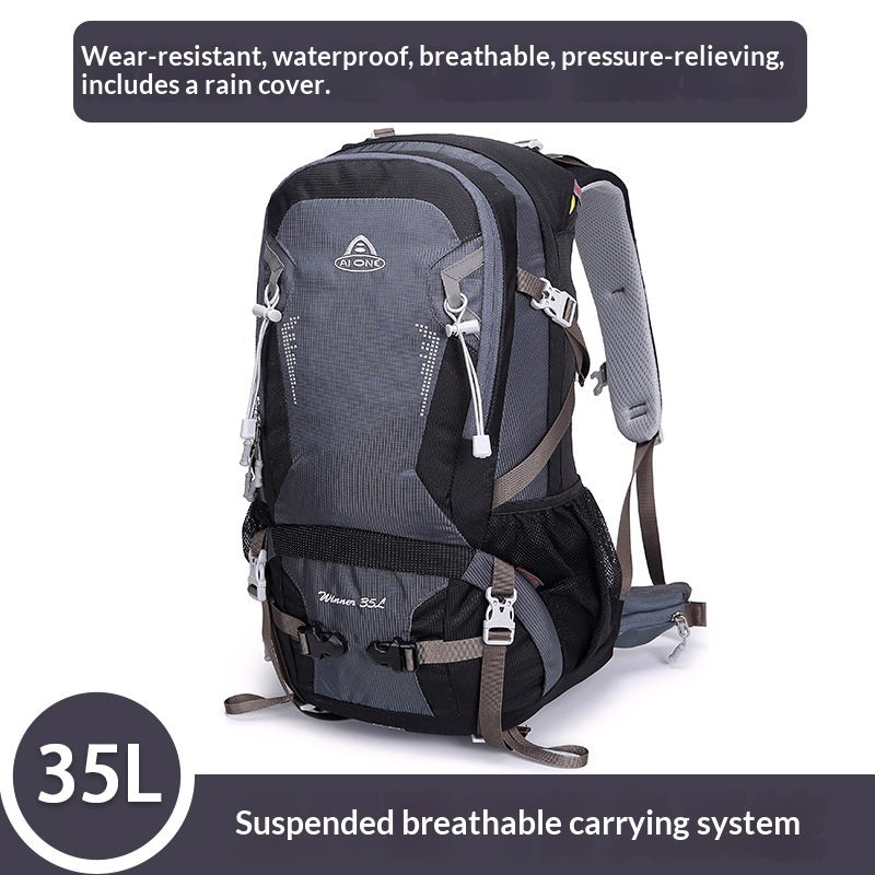 Unisex 35-Liter High-Capacity Backpack