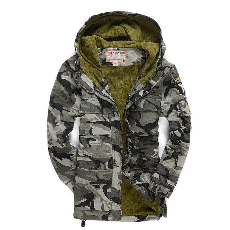 Men's Camouflage Windbreaker Jacket