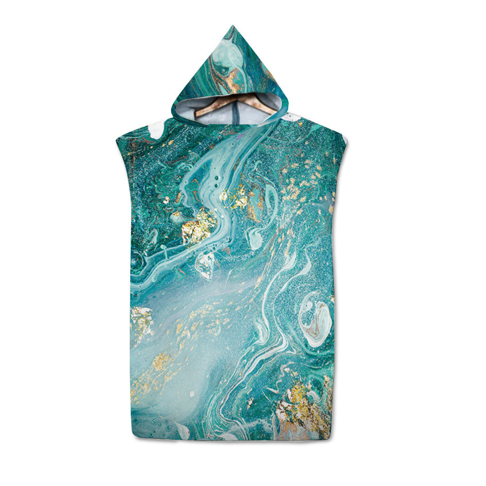Beach Sun Protection Wearable Swimming Towel