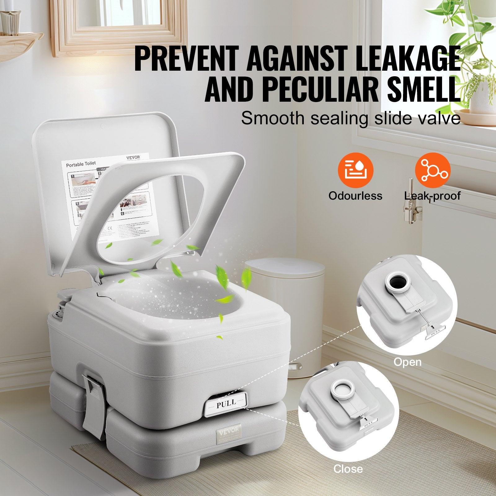 Portable Camping Toilet With Carry Bag