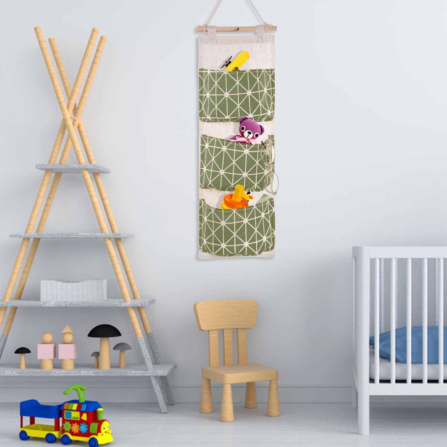 Wall Mounted Storage Bag Organizer (1 Pc)