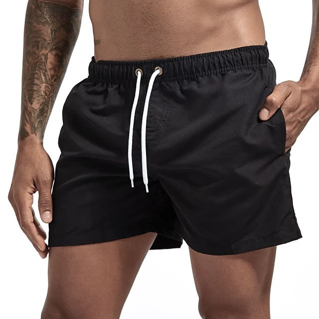 Men’s Candy Color Casual Beach Shorts