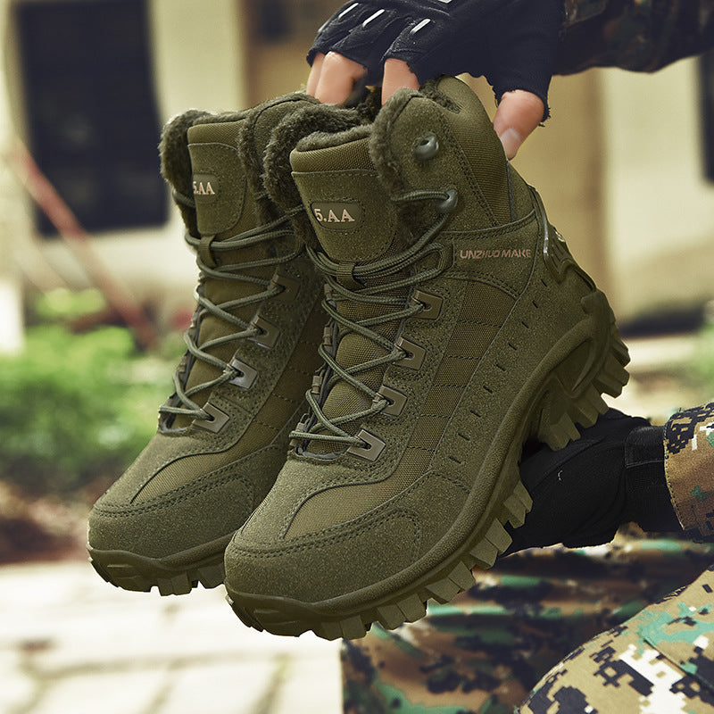 Fleece-lined Warm Snow Boots Men