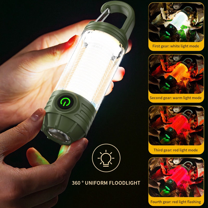 Outdoor LED Camping Tent Light With Hanging Hook