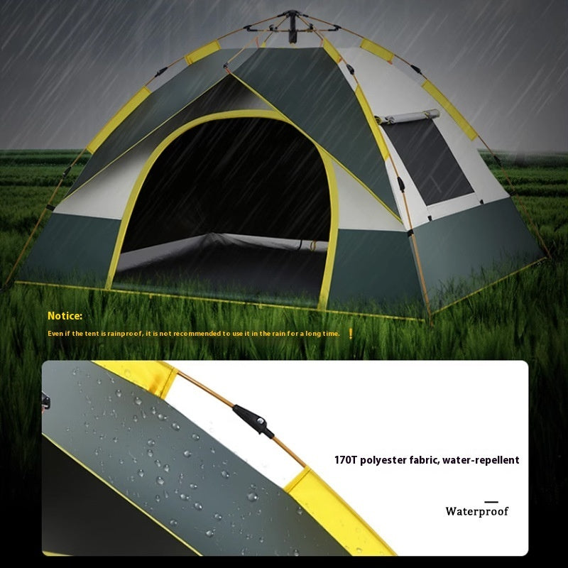 3-4 Person Automatic Pop-Up Camping Tent
