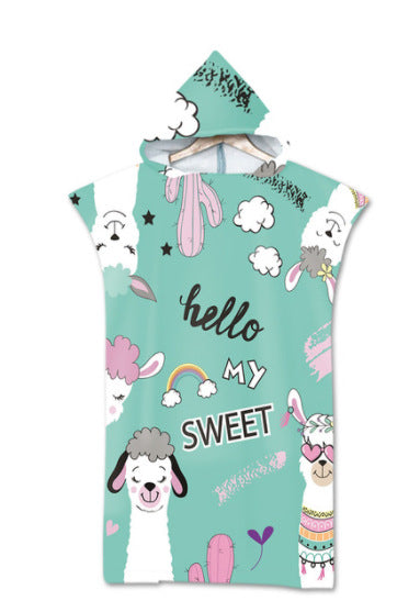 Beach Sun Protection Wearable Swimming Towel