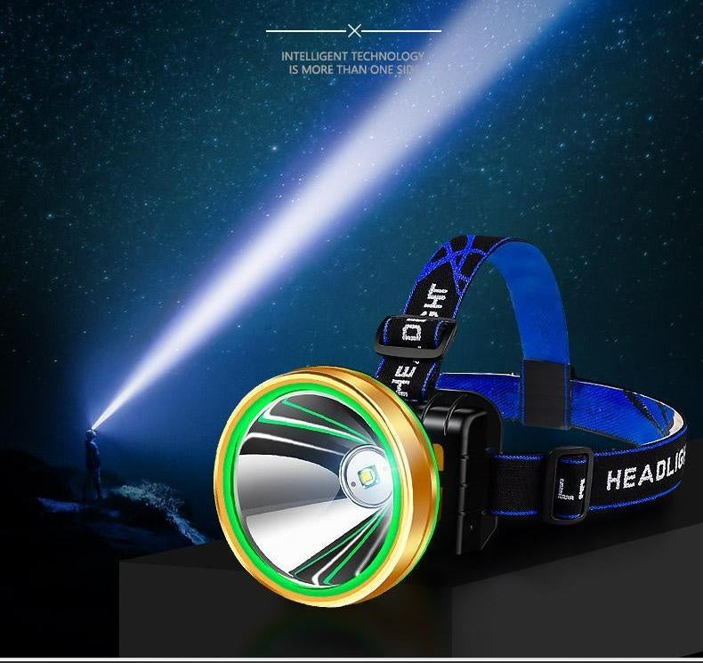 Bright Waterproof LED Headlamp Outdoor Head-Mounted Light