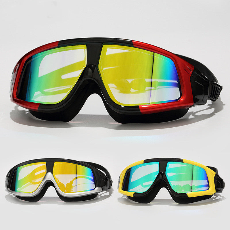 Large HD Swimming Goggles Protective Vision Swim Gear