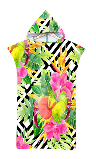 Beach Sun Protection Wearable Swimming Towel