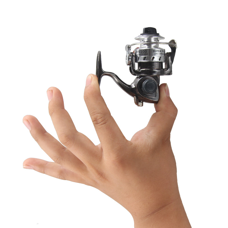 Mini 100 All Metal Fishing Reel Compact Spinning Reel