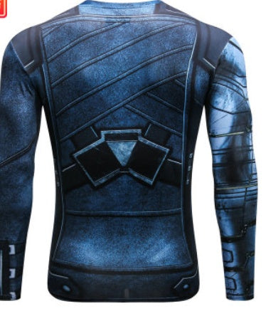 Buck Winter Soldier BJJ Compression Rash Guard Training Top