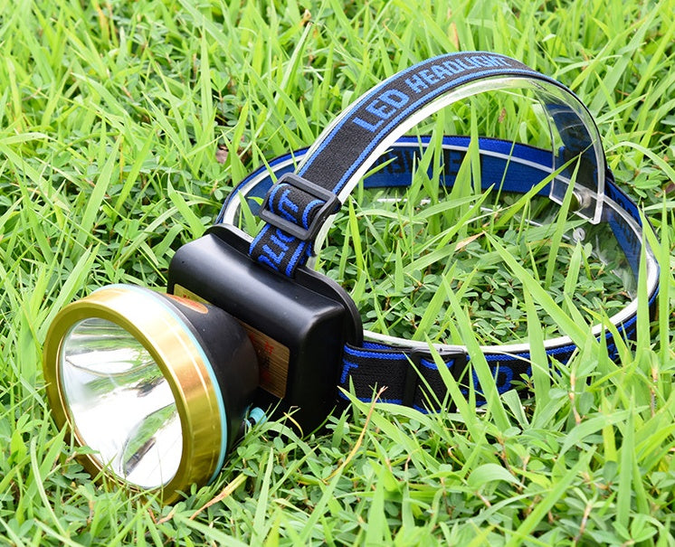 Bright Waterproof LED Headlamp Outdoor Head-Mounted Light