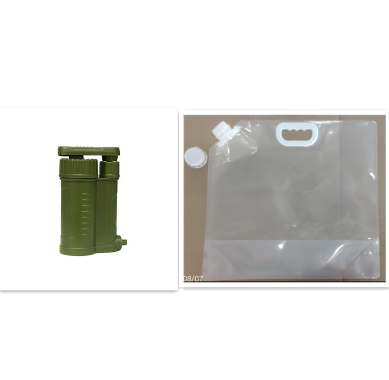 Portable Outdoor Emergency Water Filter Survival Purifier System