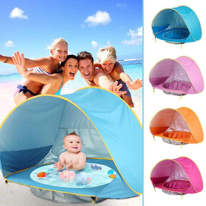 Baby Beach Tent Kids UV Protection Waterproof Foldable Sun Shelter