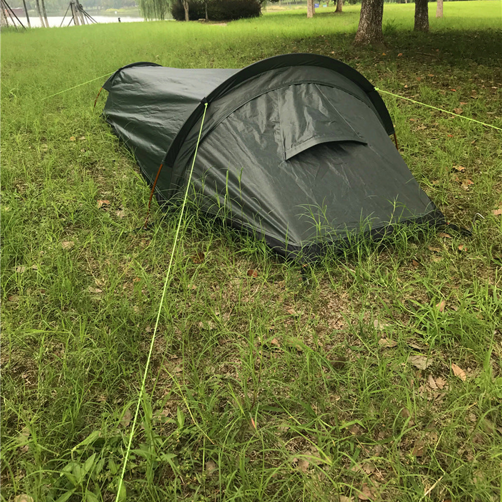 3 Season Waterproof Camping Sleeping Bag With Tent Awning