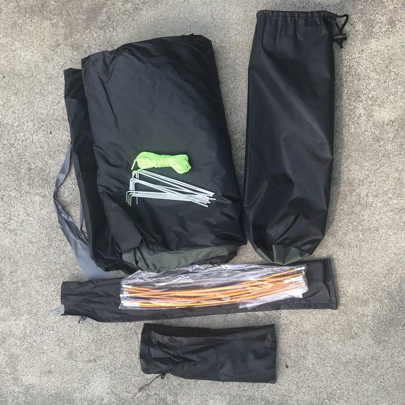 3 Season Waterproof Camping Sleeping Bag With Tent Awning