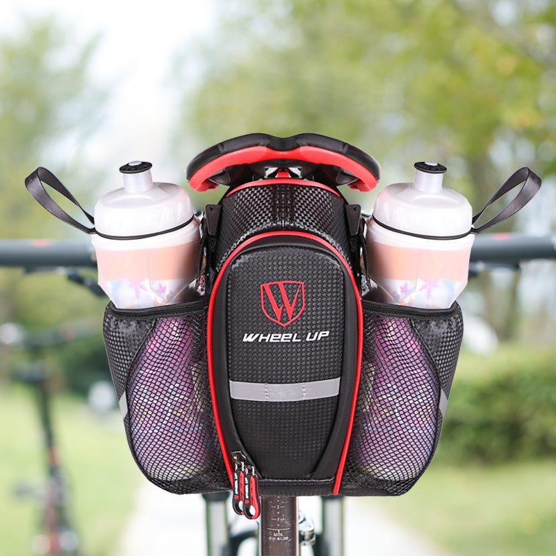 Waterproof Bicycle Tail Bag With Bottle And Phone Storage