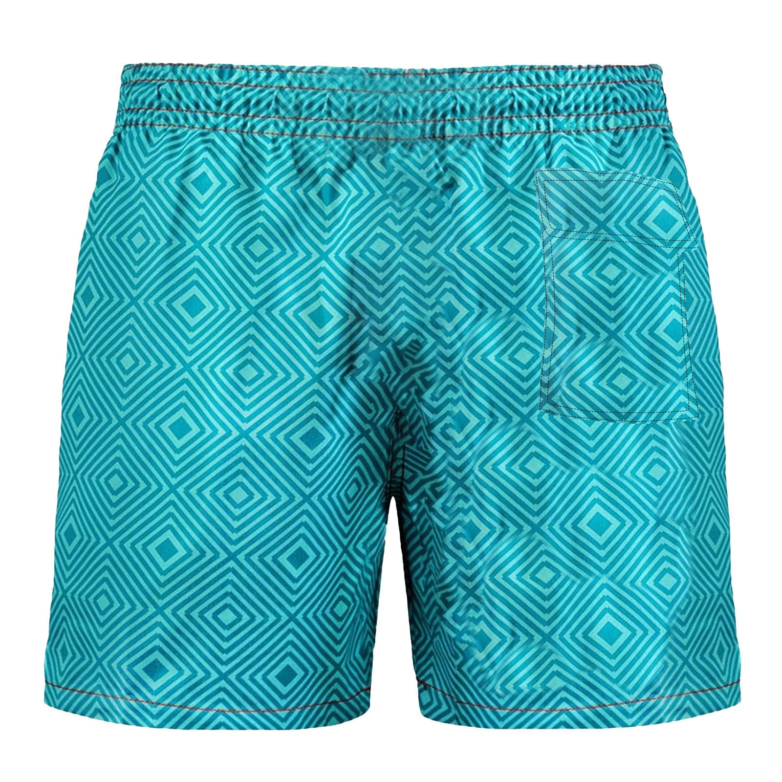 Men’s Beach Print Board Shorts