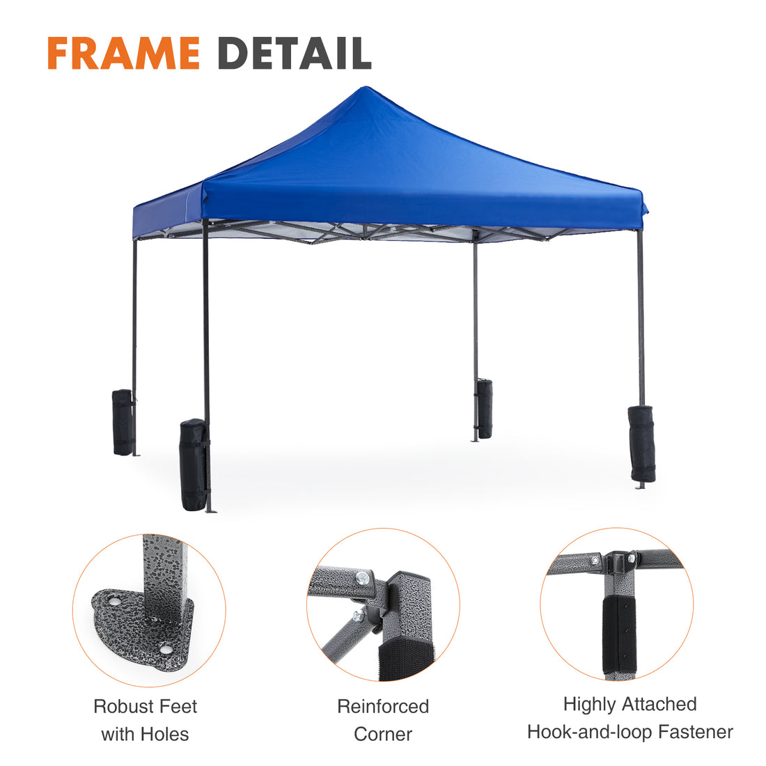 10 x 10 Ft Easy Setup Outdoor Canopy Tent Sun Shelter
