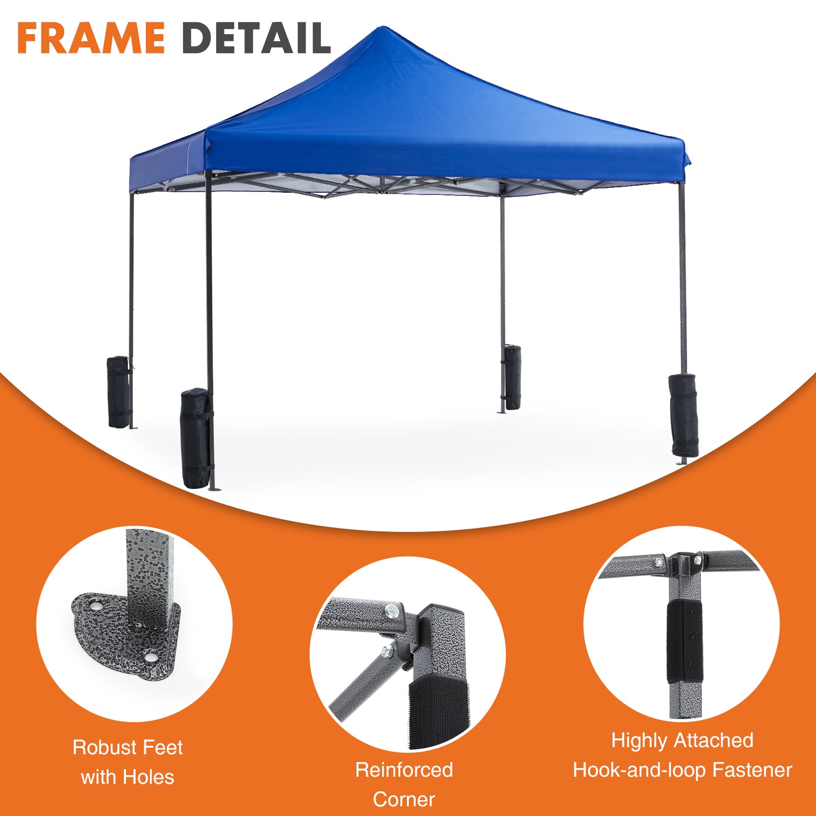 10 x 10 Ft Easy Setup Outdoor Canopy Tent Sun Shelter