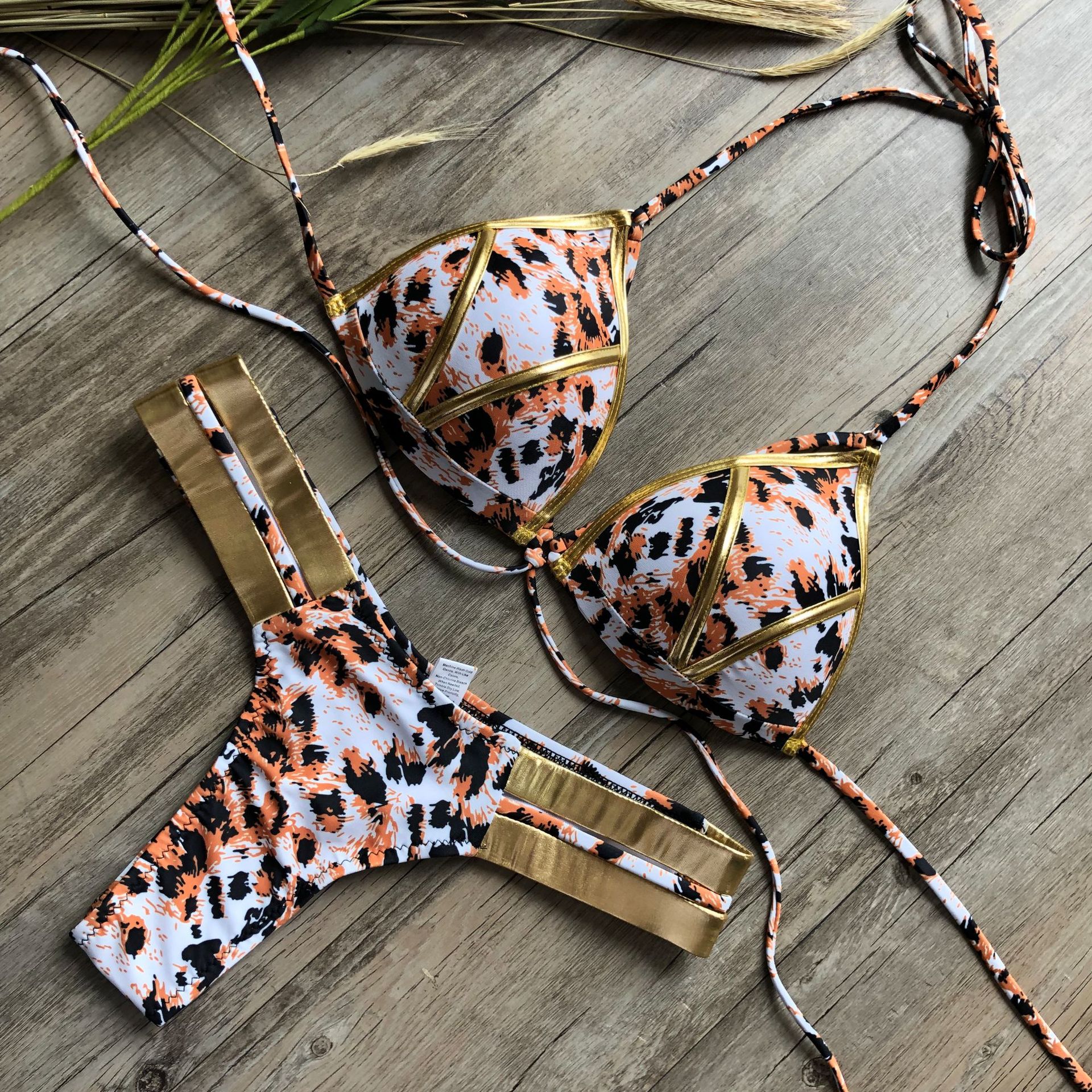 Bronzing Bikini Swimwear Set