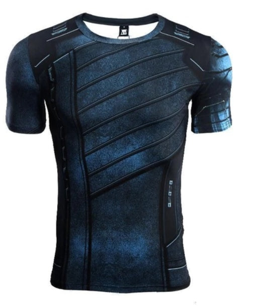Buck Winter Soldier BJJ Compression Rash Guard Training Top