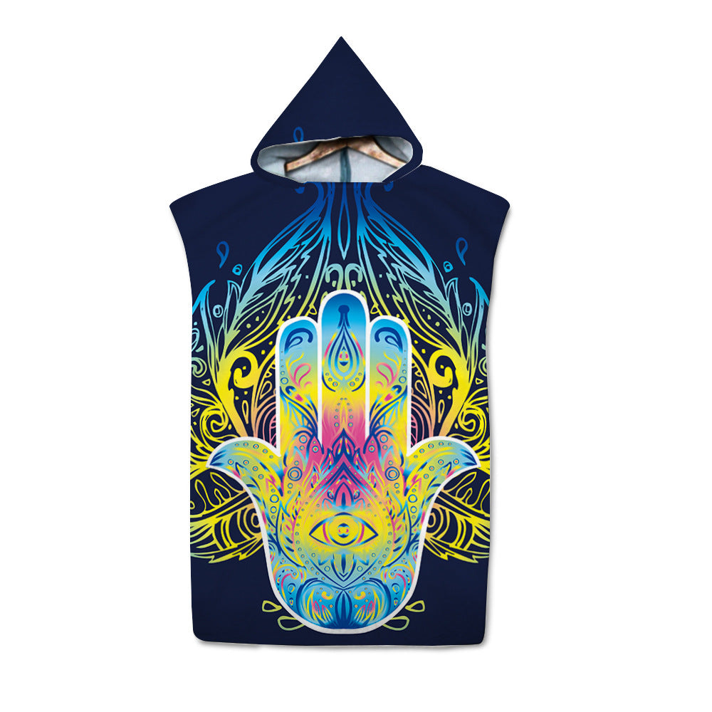 Beach Sun Protection Wearable Swimming Towel