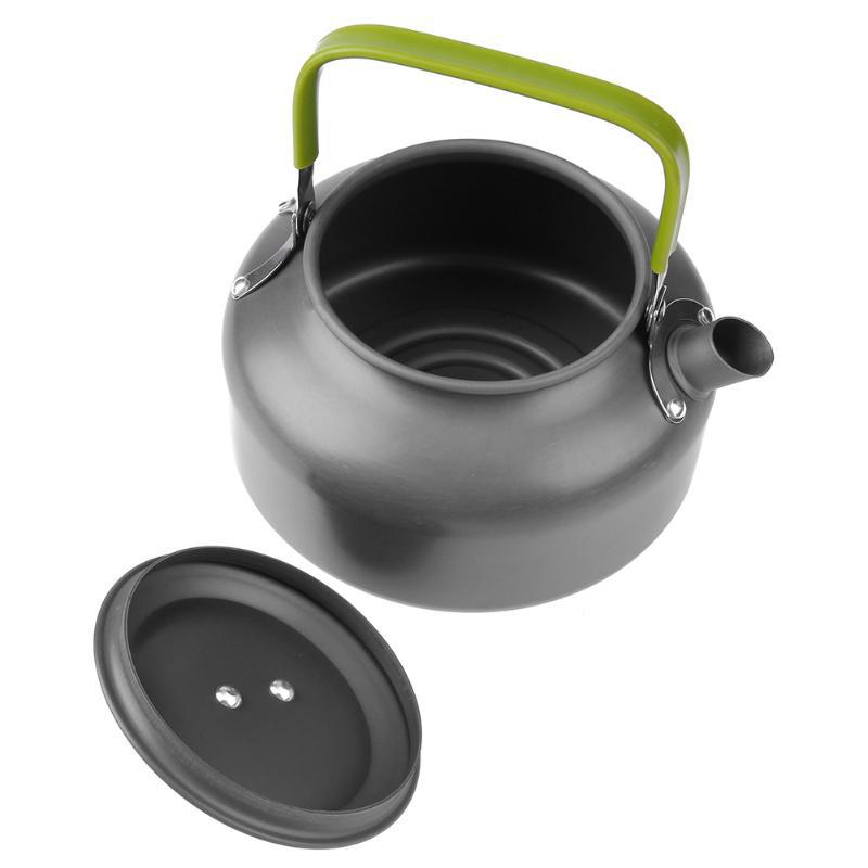 3 Piece Camping Cookware Set with Teapot