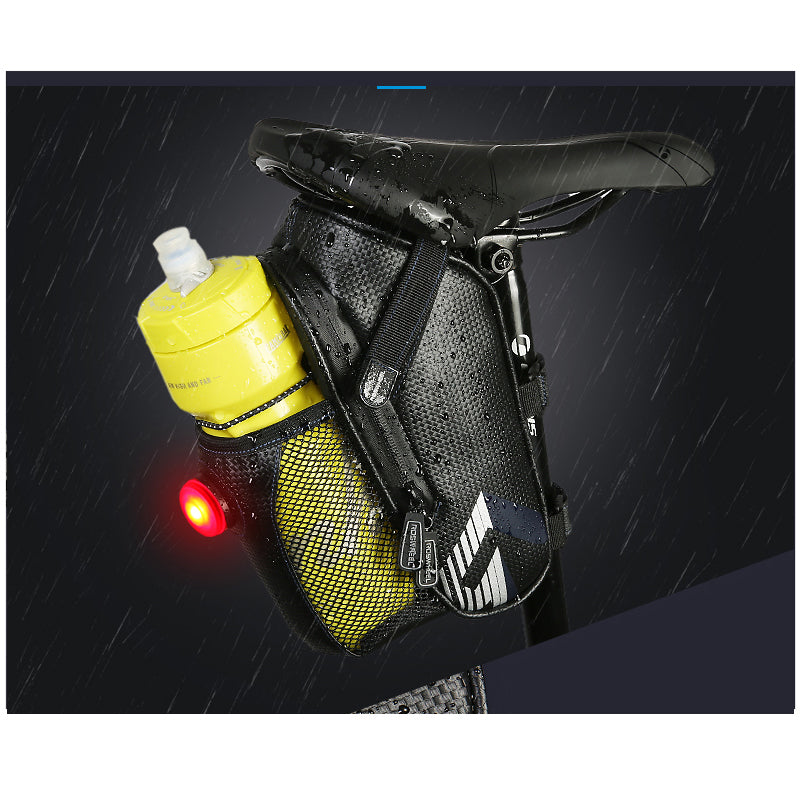 Bicycle Saddle Storage Bag with Waterbottle Holder