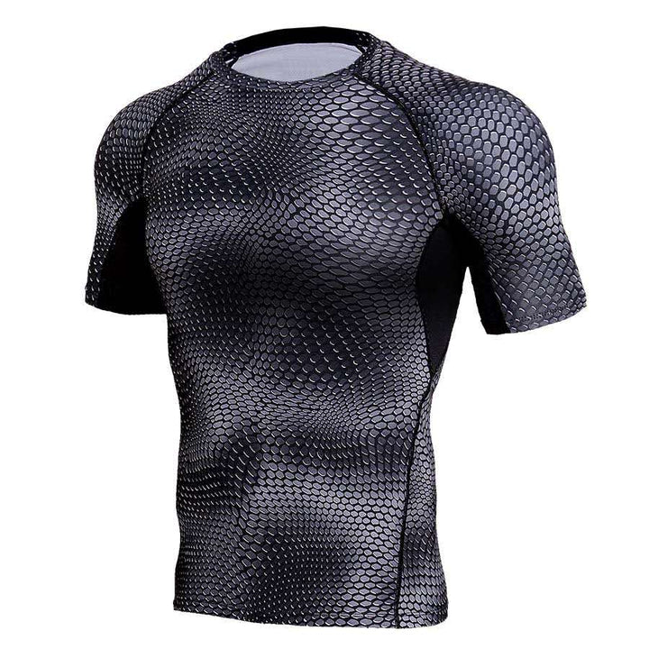 YD Snake BJJ Compression Rash Guard Training Shirt