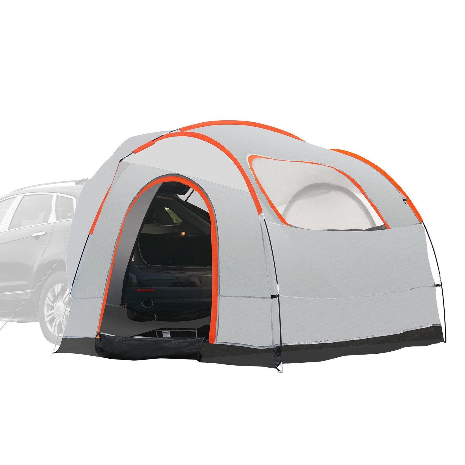 SUV Camping Tent 8 Ft SUV Attachment Tent 6–8 Person Waterproof Double Layer