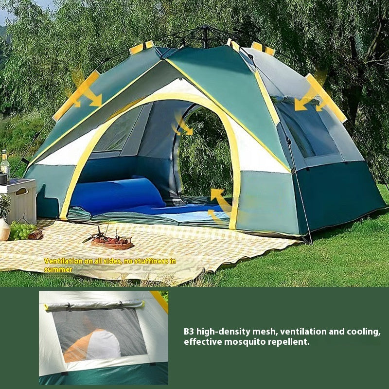 3-4 Person Automatic Pop-Up Camping Tent