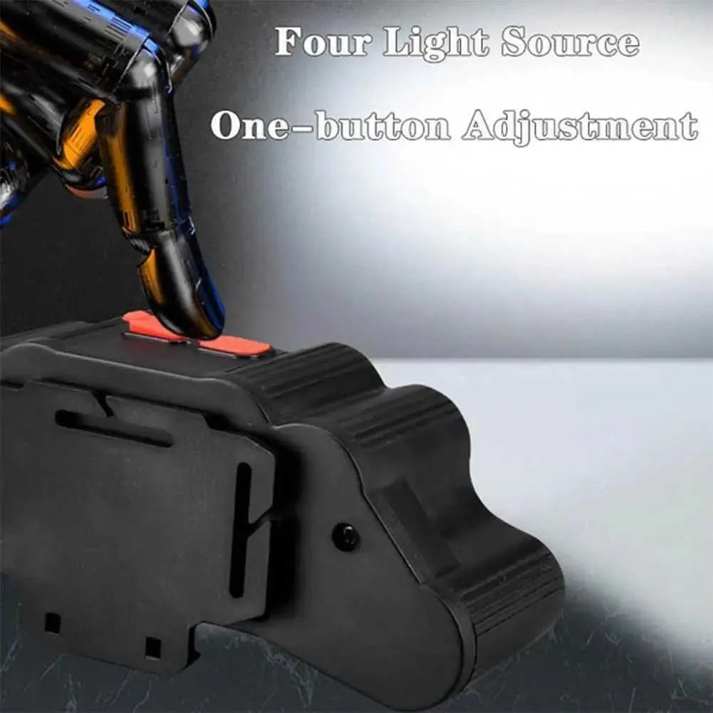 USB Rechargeable 11 LED Headlamp With 18650 Battery