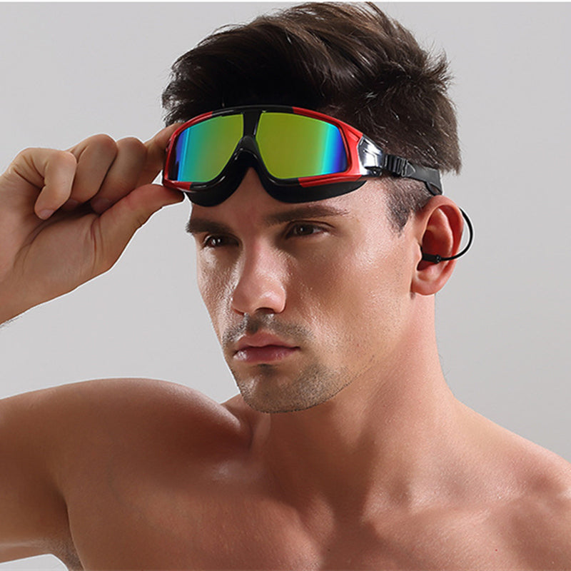 Large HD Swimming Goggles Protective Vision Swim Gear