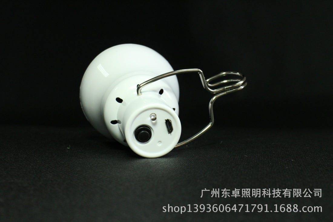 Solar LED Camping Tent Lamp Portable Rechargeable Work Light