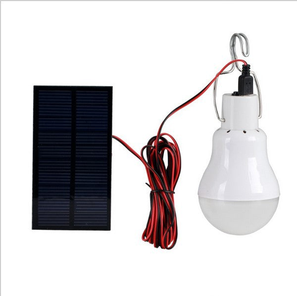 Solar LED Camping Tent Lamp Portable Rechargeable Work Light