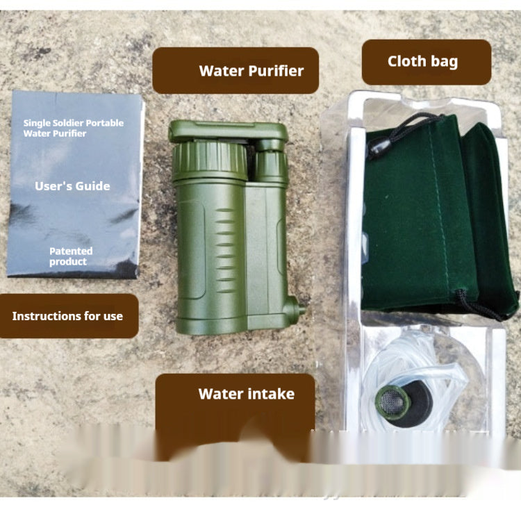 Portable Outdoor Emergency Water Filter Survival Purifier System