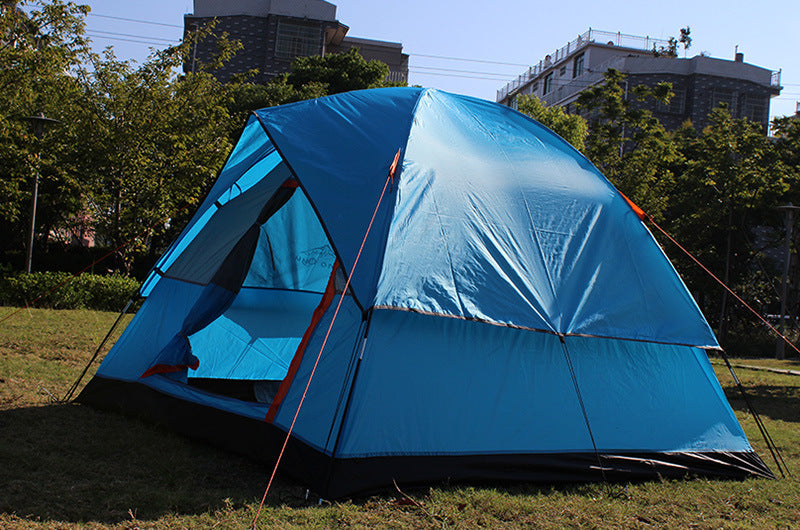 Double Deck Family Outdoor Camping Travel Tent