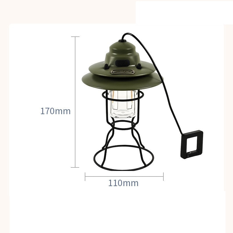 Portable Retro Barn Lantern Outdoor Lighting