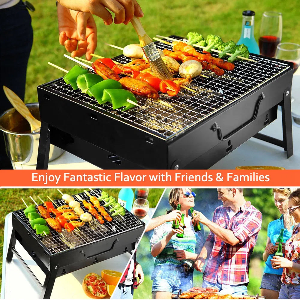 Portable Foldable Charcoal BBQ Grill