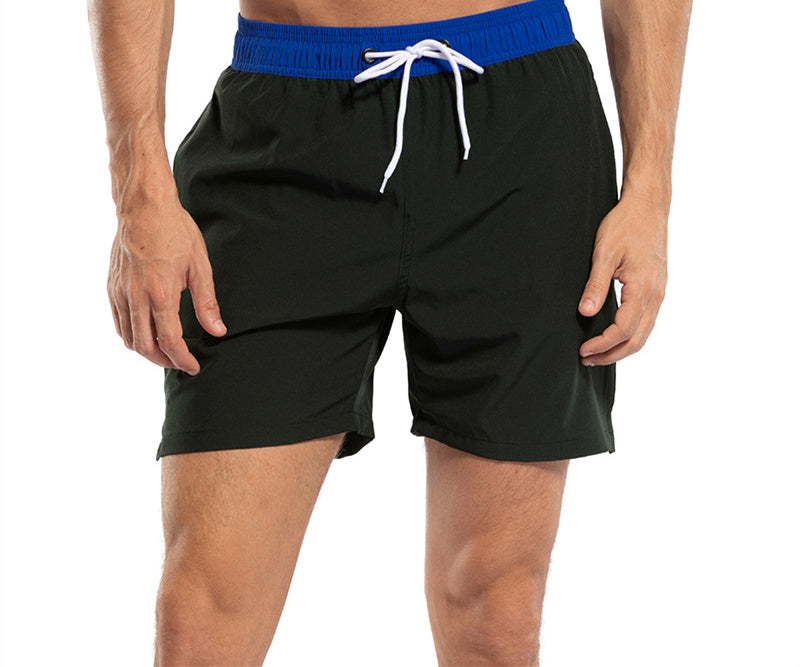 Men's Casual Solid Color Swim Trunks