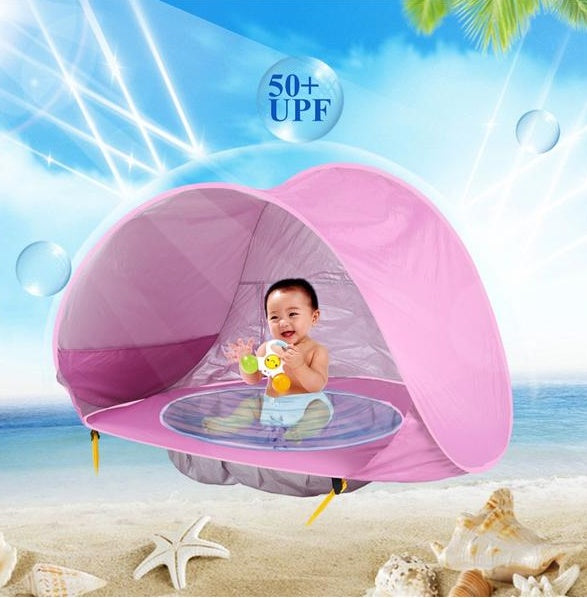 Baby Beach Tent Kids UV Protection Waterproof Foldable Sun Shelter