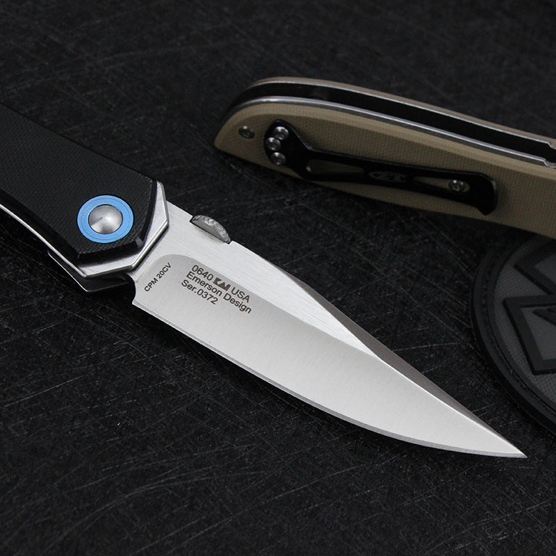 High Hardness Outdoor Folding Knife Self Defense Pocket Tool