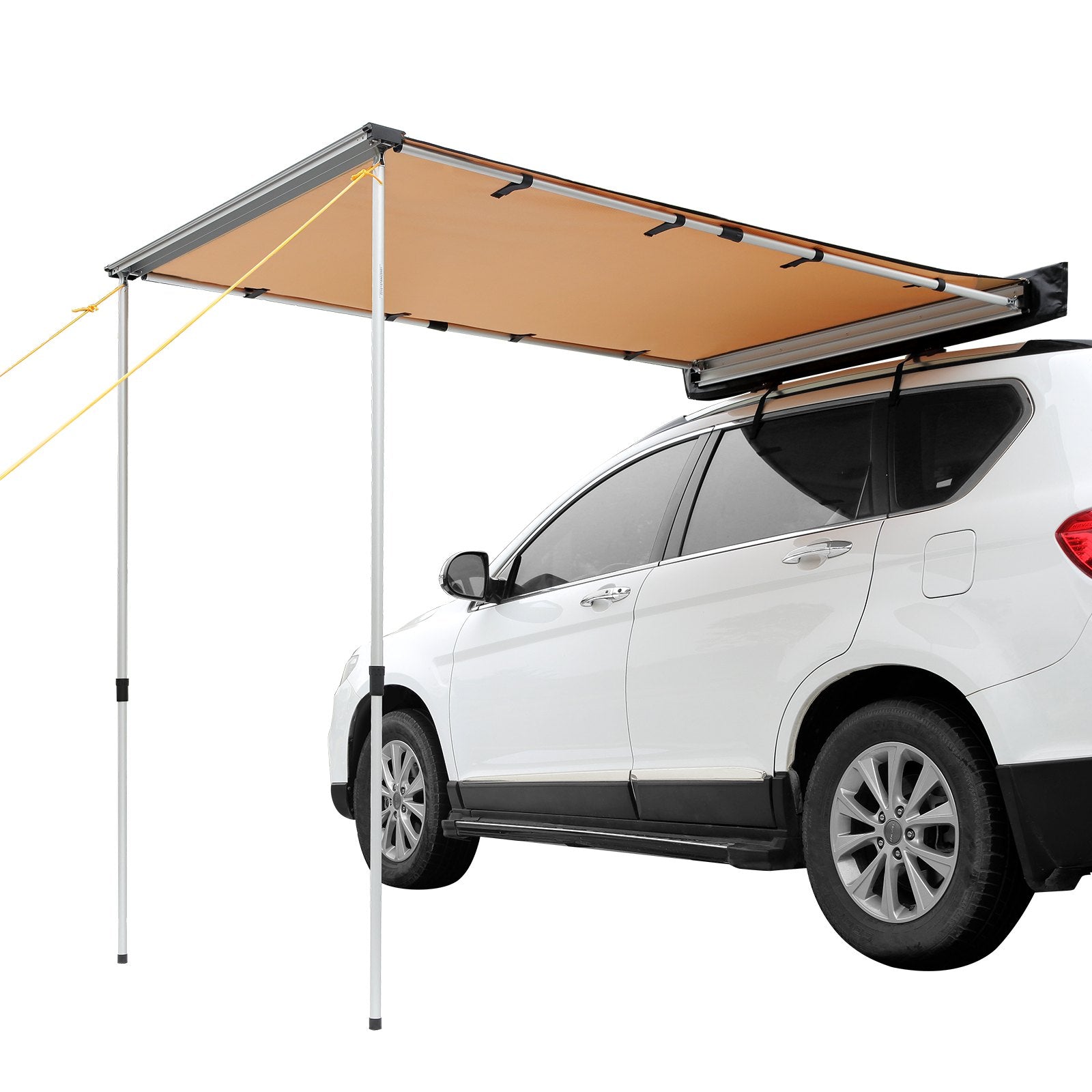 Large 4.6×6.6 Ft Retractable Car Awning With Waterproof Storage Bag