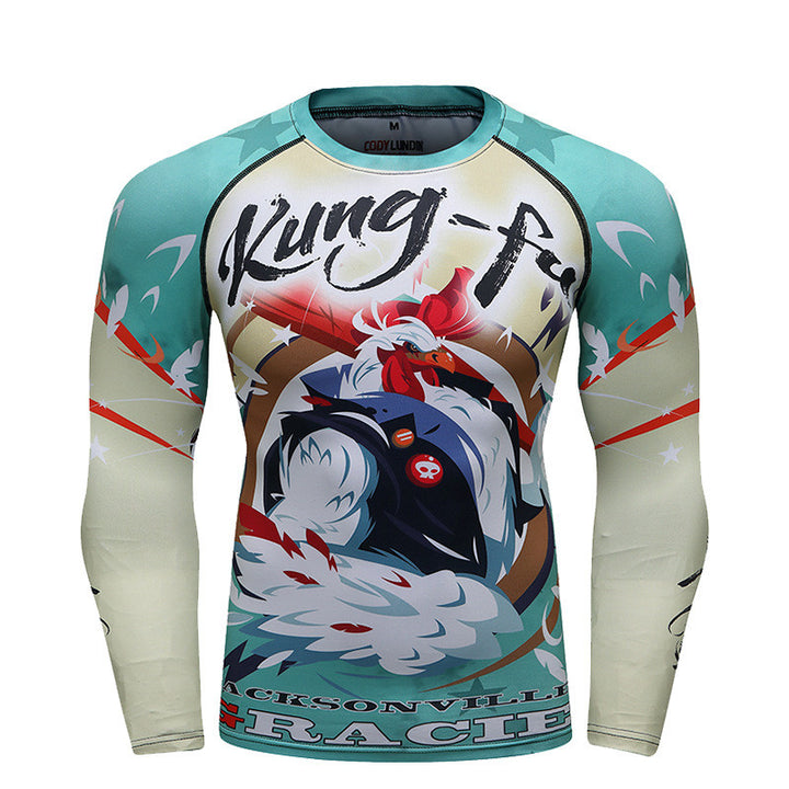 Sundial Brazilian Jiu-Jitsu Compression Rash Guard Training Top