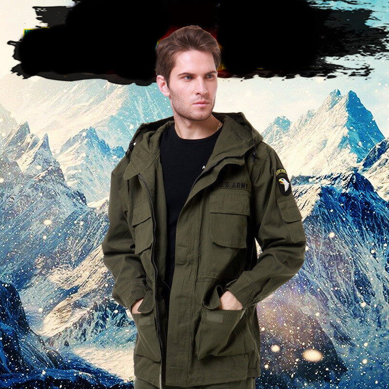 Men's Camouflage Windbreaker Jacket