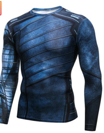 Buck Winter Soldier BJJ Compression Rash Guard Training Top
